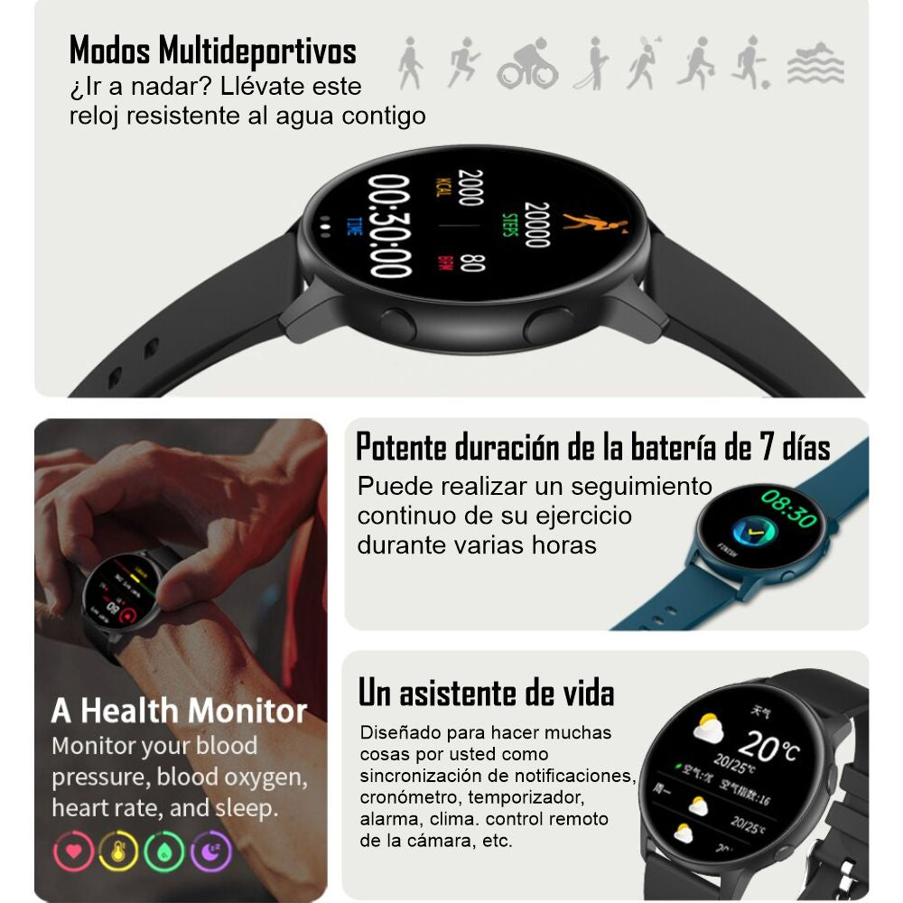 Combo Smartwatch + Audifonos Inalambricos